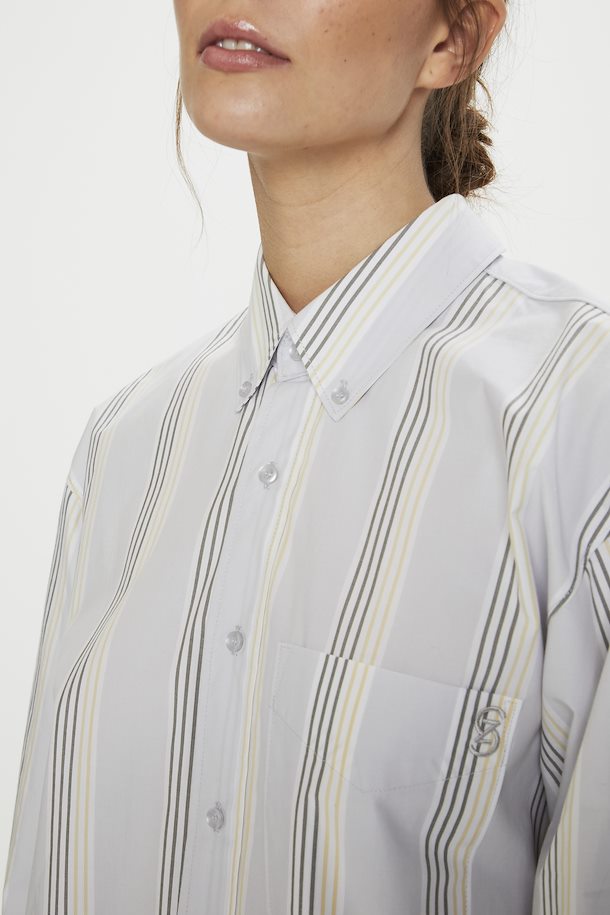 striped long sleeved shirt