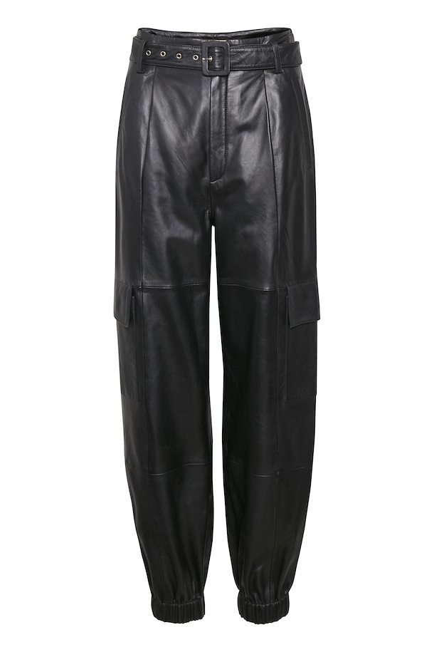 Gestuz Black BailaGZ Leather pants – Shop Black BailaGZ Leather pants here