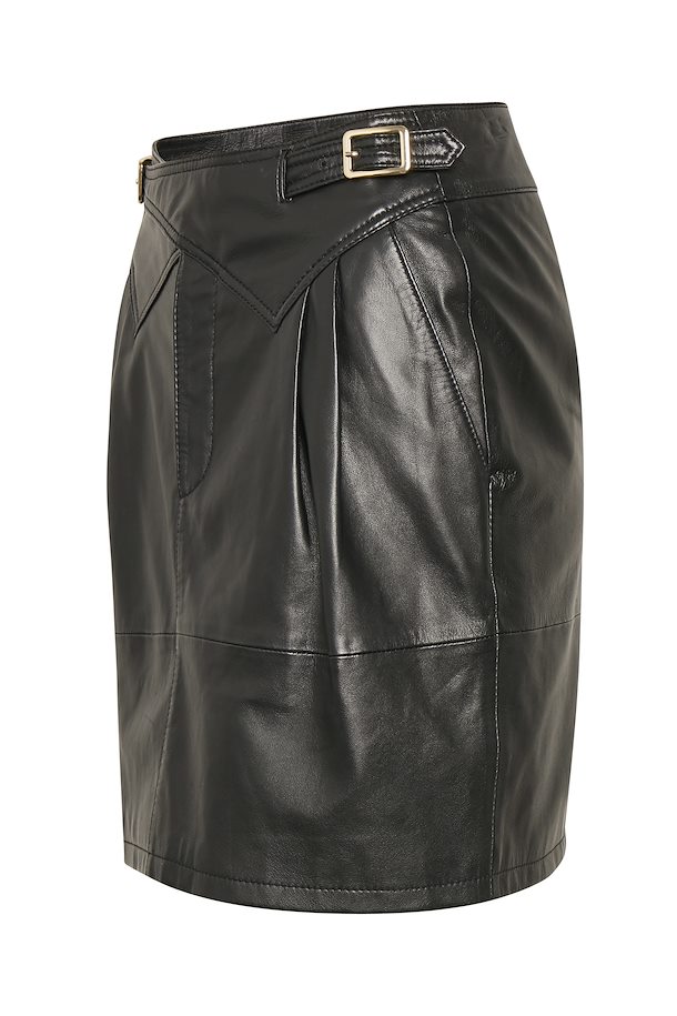 Gestuz Black LylaGZ Leather pants – Shop Black LylaGZ Leather pants here