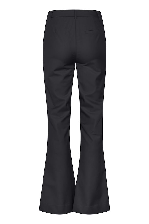 High-rise flared wool pants in black - Saint Laurent