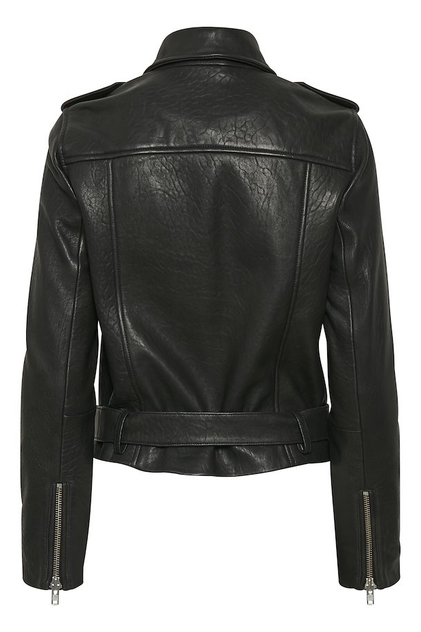 Gestuz Leather Biker Jacket