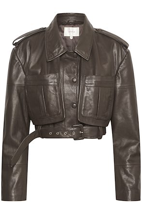 Gestuz Leather Biker Jacket